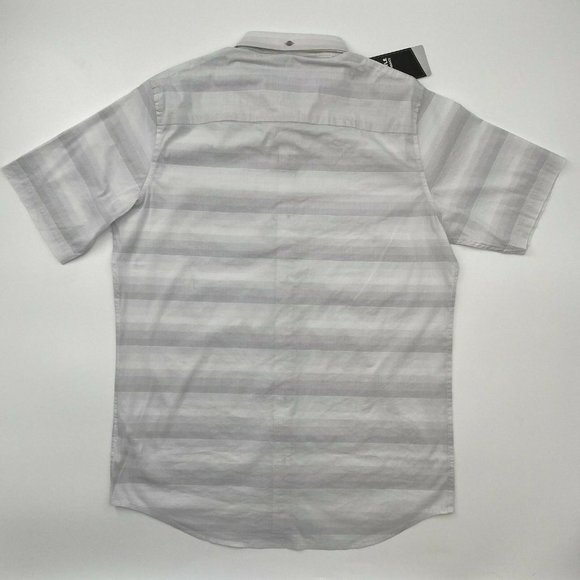 Travis Mathew Men's Casual Button Down Short Sleeve Shirt Increments White sz S - Picture 5 of 5